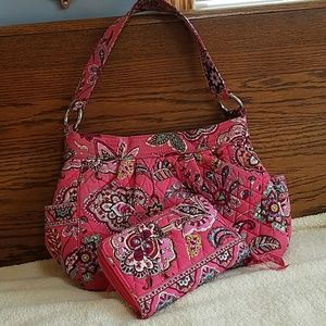 Vera Bradley purse and wallet.